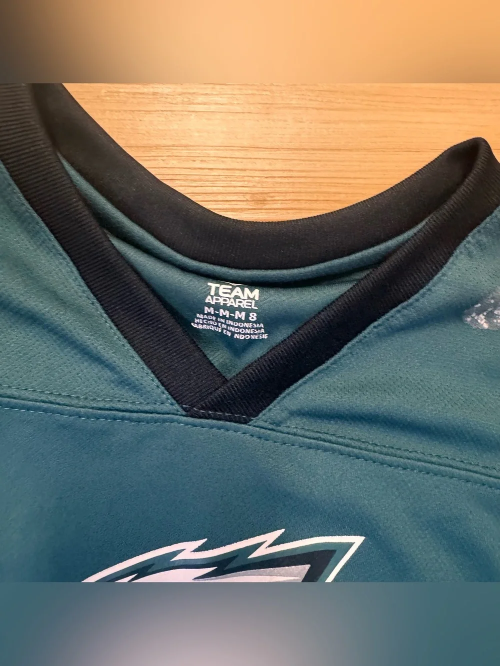 NFL Philadelphia Eagles Kids Green & Black Jersey Tee